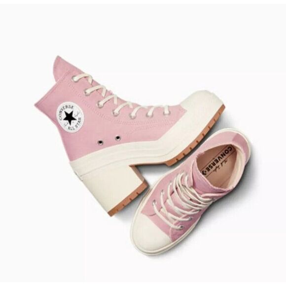 Converse Chuck 70 De Luxe Heel Womens 7 Pink Limited Edition A06433C - Picture 4 of 6